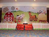 Barnyard birthday theme Backdrop